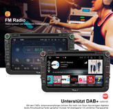 مانبتور 8 اینچ آندروید 11 Radio PX6 64GB + 4GB برند VANKU