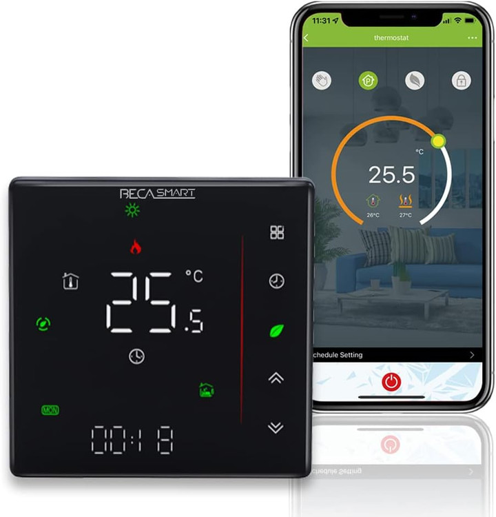 ترموستات هوشمند با قابلیت اتصال به گوشی
