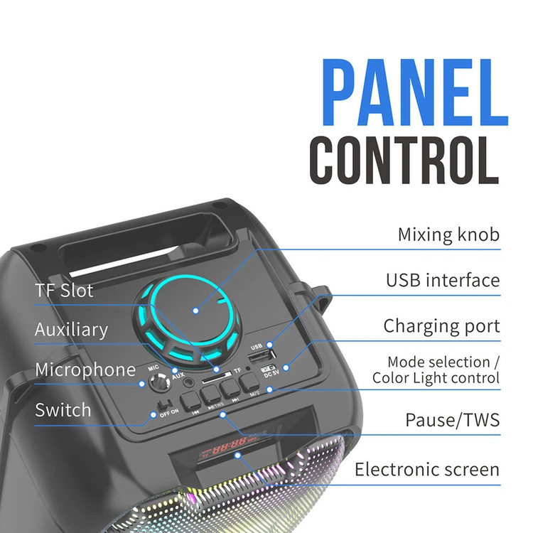 خرید اسپیکر شارژی کنترل دار
