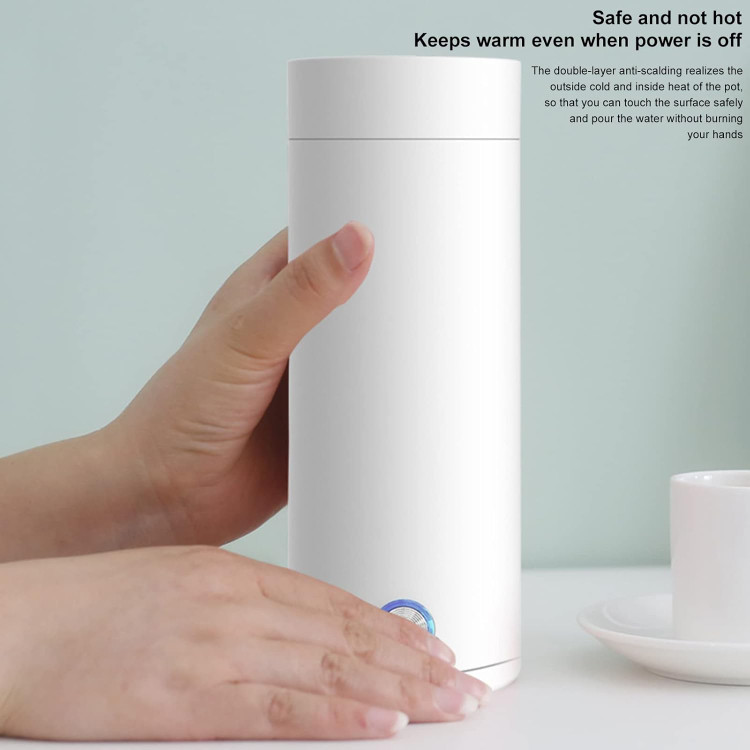 کتری برقی مسافرتی و قابل حمل 400 میلی لیتر ارجینال (سفید)