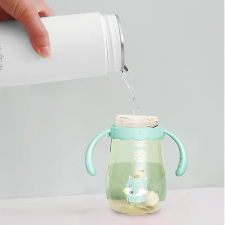 Travel Kettle, 400ML Portable Electric Kettle Coffee Tea Hot Water Boiler Bottle, 3 in 1 Mini Electric Kettle, Automatic Shut off Travel Tea Kettle, Water Heater for Making Tea, Coffee, Baby Milk