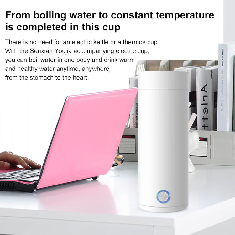 کتری برقی مسافرتی و قابل حمل 400 میلی لیتر ارجینال (سفید)