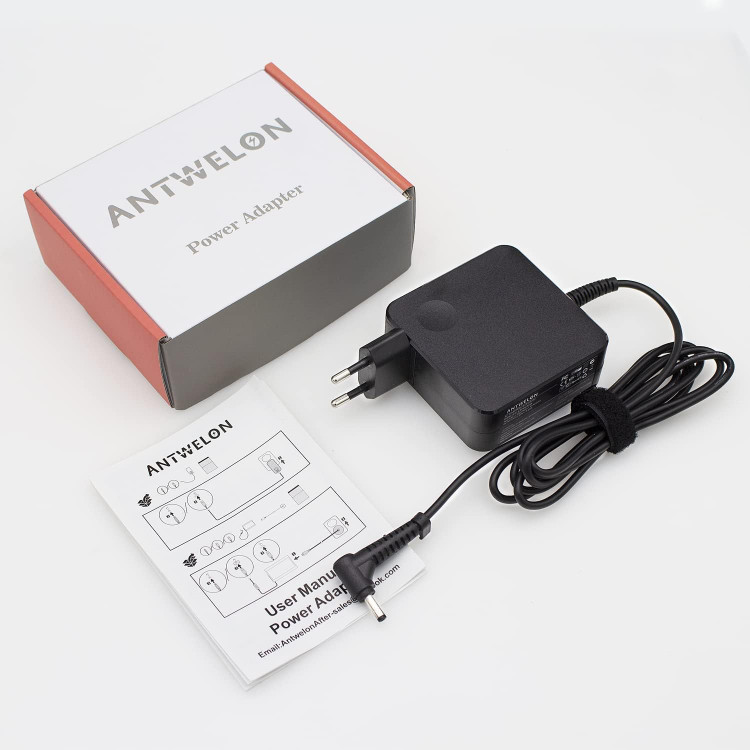 شارژر لپ تاپ لنوو 65 وات برند ANTWELON مدل 20 ولت 3.25 آمپر (سازگار با 20 ولت 2.25 آمپر 45 وات )