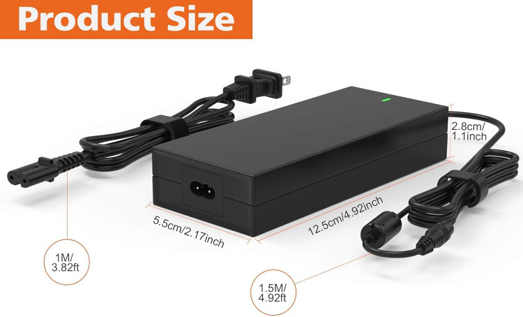 شارژر همه کاره لپ تاپ 90 وات برای انواع لپ تاپ های HP Lenovo Dell Asus Acer JBL IBM Samsung Toshiba Sony Notebook