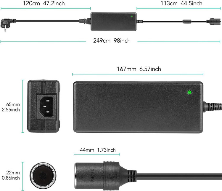 شارژر برای جارو فندکی ماشین