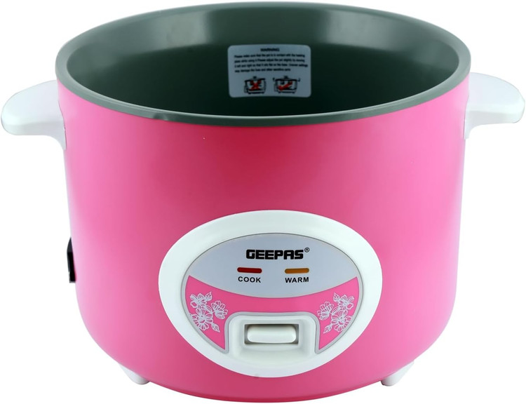 پلوپز لوکس جیپاس ۱.۸ لیتری- GRC4329| ۷۰۰ وات، قابلمه داخلی نچسب، بدنه استیل ضد زنگ | قابلیت پخت/بخارپز کردن/گرم نگه داشتن | برنج و سبزیجات بخارپز سالم درست کنید