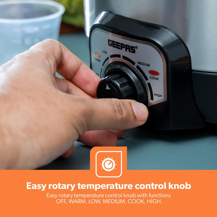 پلوپز اورجینال چند منظوره برند جیپاس ظرفیت بزرگ 3.0 لیتر و ایدهآل برای تهیه غذا برای کل خانواده.