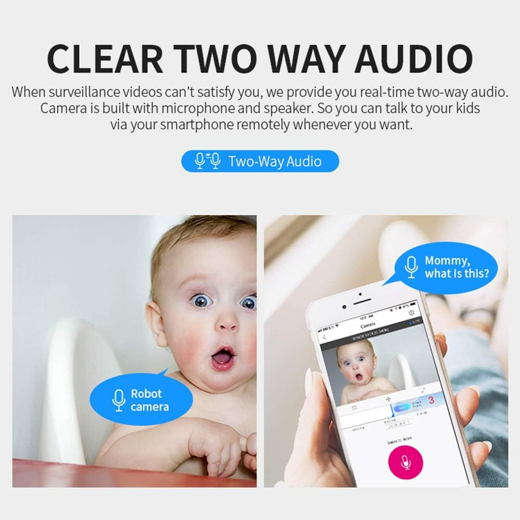 دوربین پرستار کودک با مکالمه دو طرفه